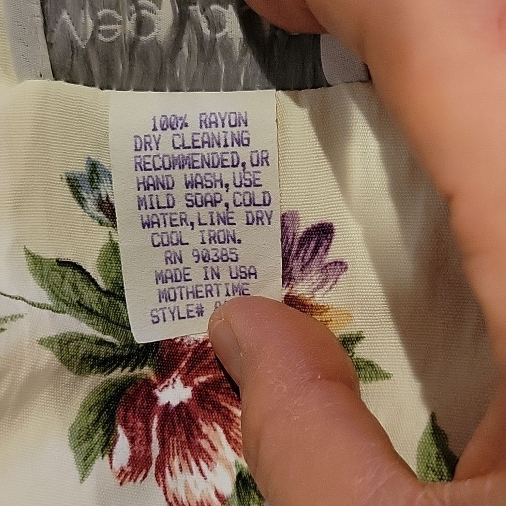 Vintage MEG LAUREN floral dress - Picture 14 of 14